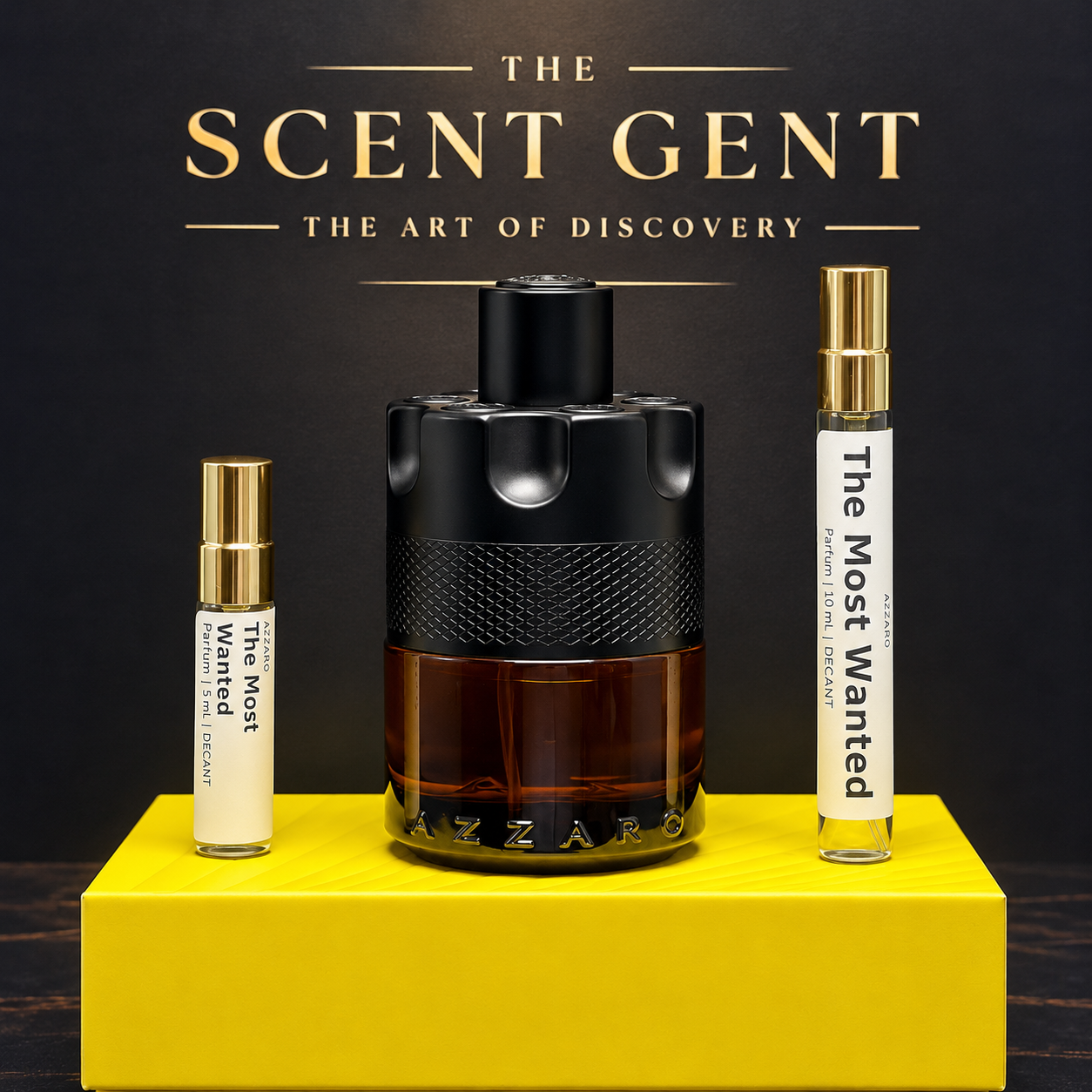 Azzaro The Most Wanted Parfum with 5 mL and 10 mL decants